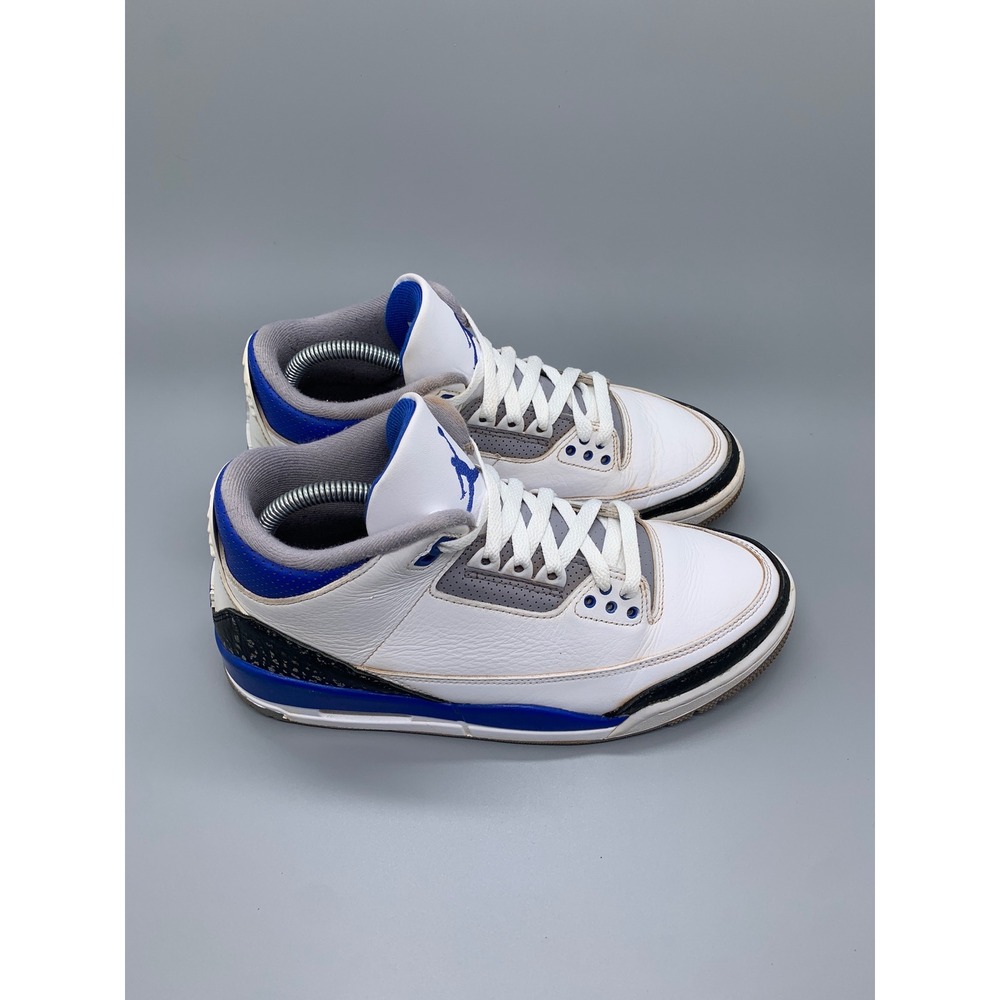 Jordan 3 Retro Racer Blue Basketball Shoes CT8532-145‎ Men's Sz 10.5